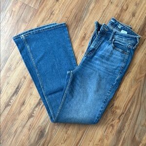 Old Navy Blue Flare Wide Leg Jeans